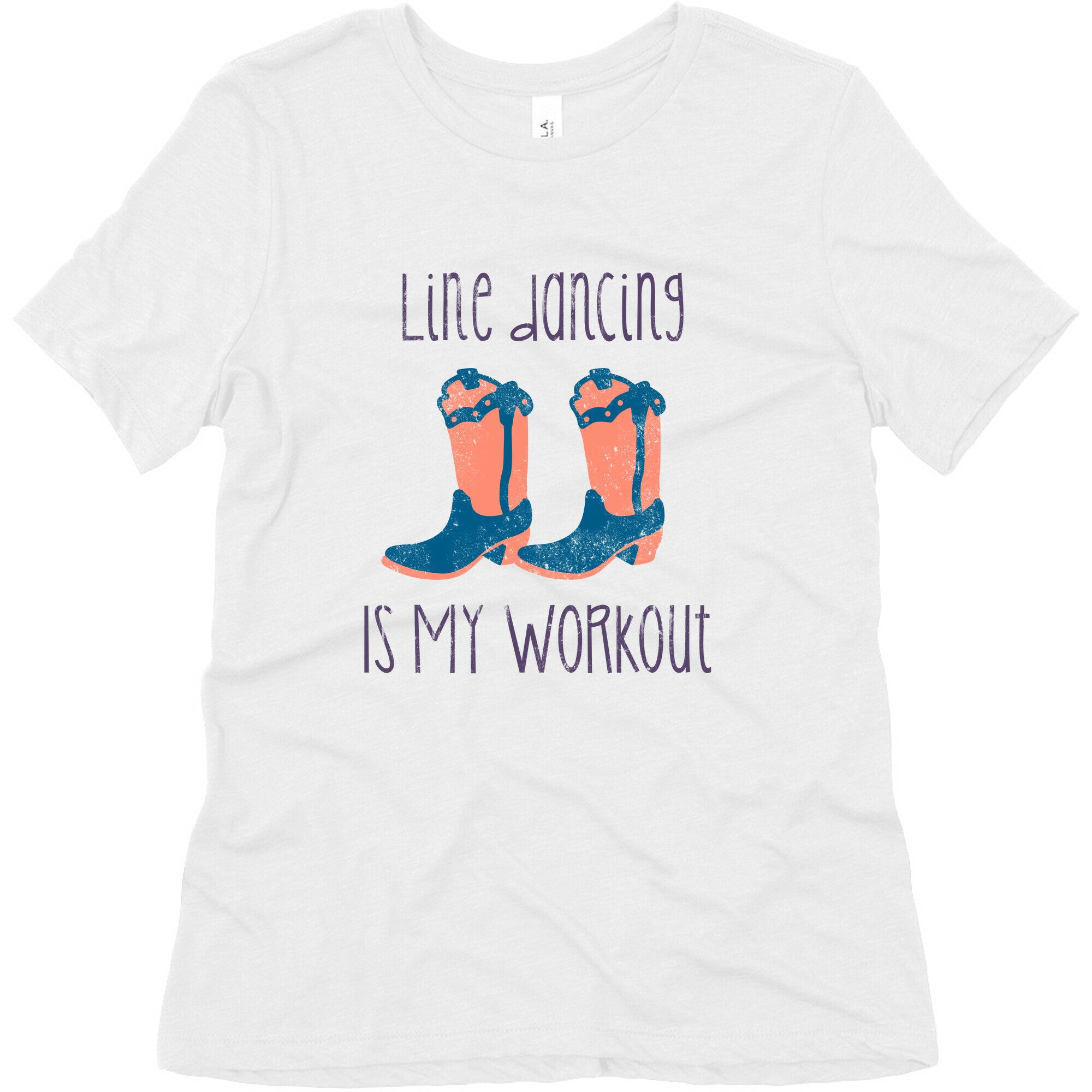 Line Dancing Is My Workout Women's Triblend Tee
